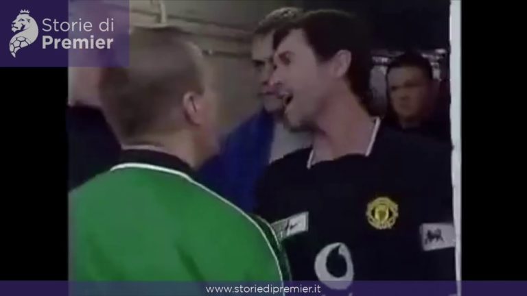 La lite tra Roy Keane e Patrick Viera nel tunnel prima di Arsenal-Manchester United