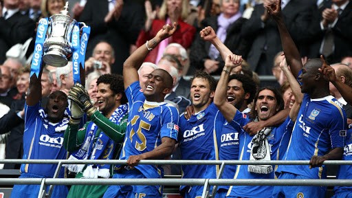 FA Cup 2008: la vince il Portsmouth sul Cardiff. Ricordate i giocatori delle due rose ed il gol di Kanu?